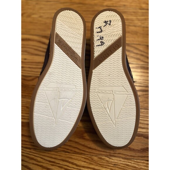 Sperry Women's Top-Sider Boat Shoes Embossed Collar Outsole Size 8.5 Navy Pink - Picture 9 of 11